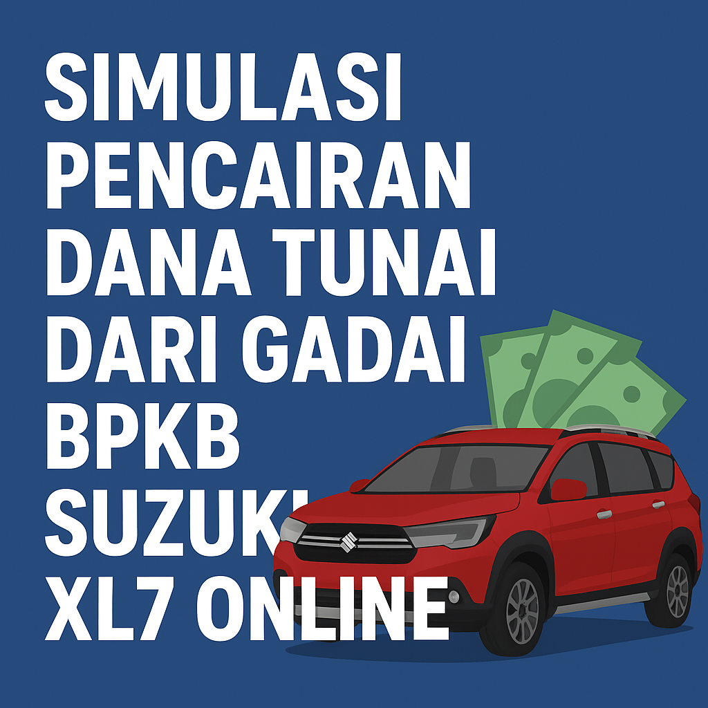 Hitung Mudah Pencairan Dana Tunai dari Kredit Jaminan BPKB Suzuki XL7